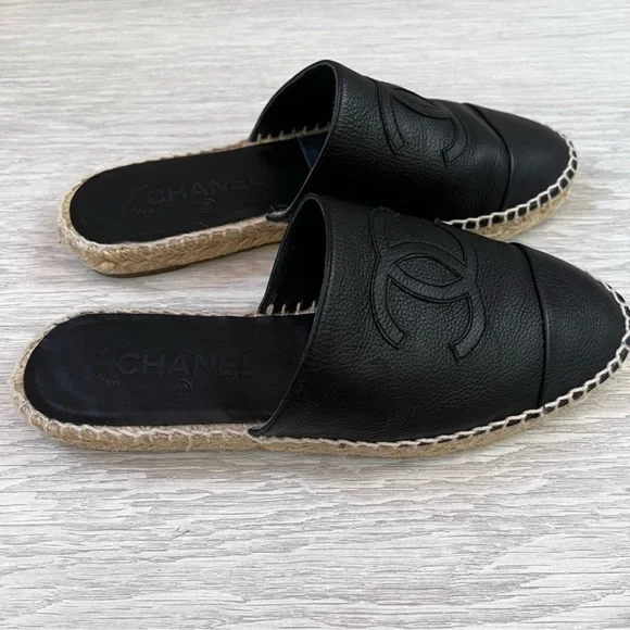 Chanel Backless Espadrille Mules - Picture 3 of 3